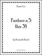 Fanfare a 5 (for 3!) P.O.D. cover